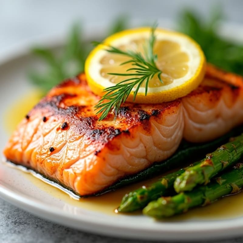 Lemon Herb Grilled Salmon