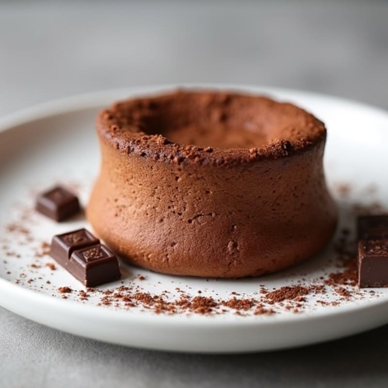 Dark Chocolate Protein Soufflé