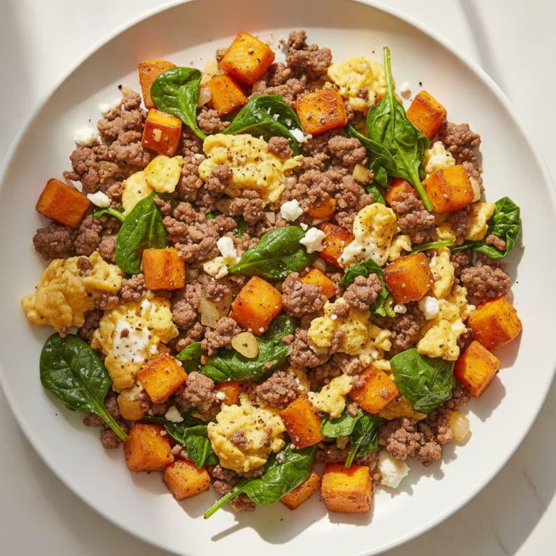 Savory Beef and Egg Scramble