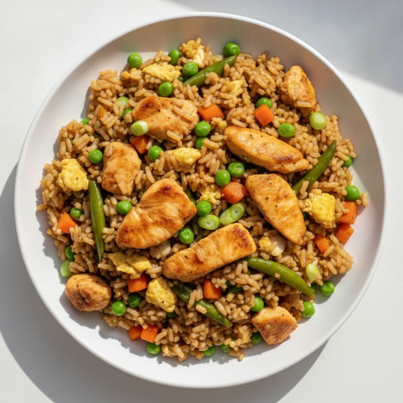 Savory Chicken and Vegetable Fried Rice