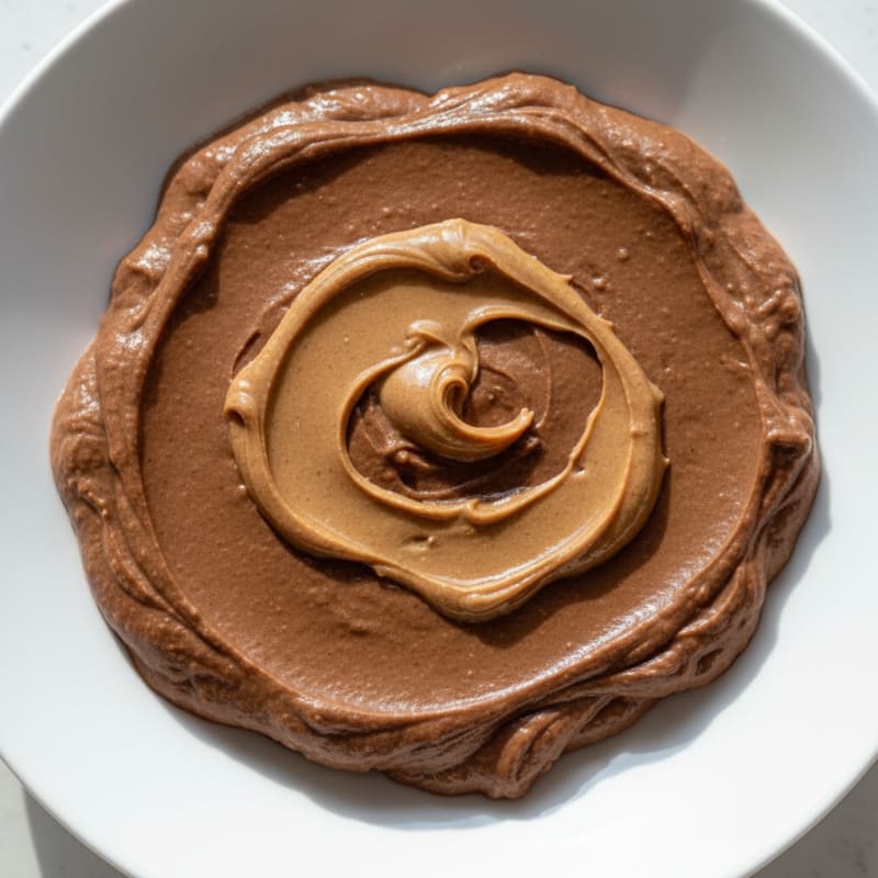 Creamy Chocolate Protein Pudding with Almond Butter