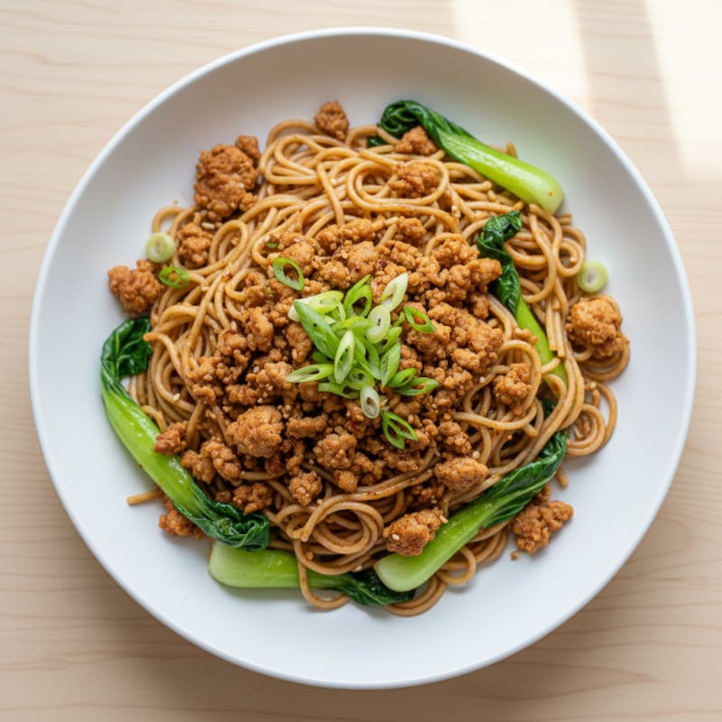 Creamy Spicy Sichuan Dan Dan Noodles