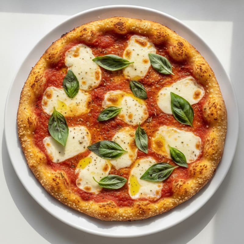 Classic Margherita Pizza with Fresh Basil