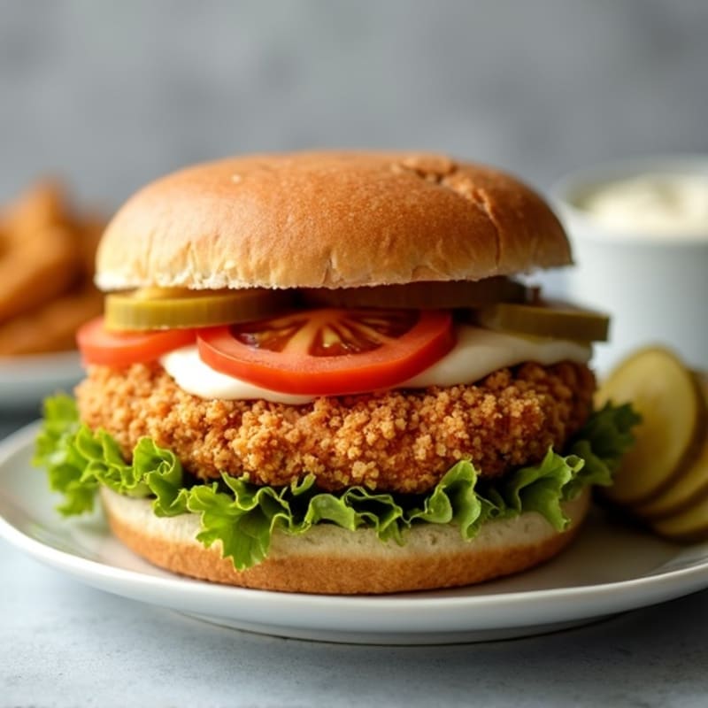 Crispy Air-Fried Chicken Sandwich