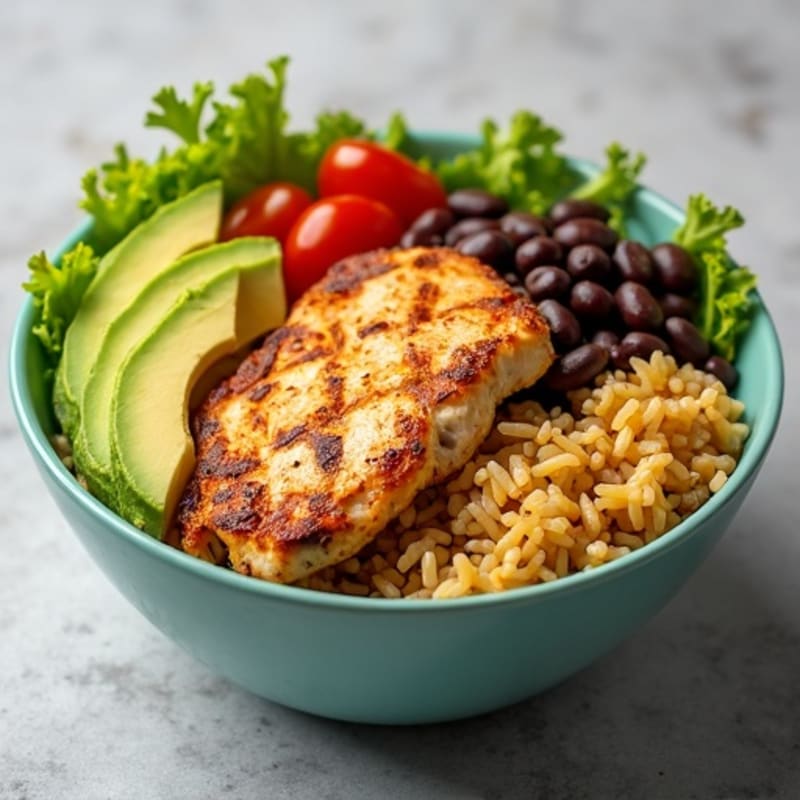 Loaded Chicken Burrito Bowl