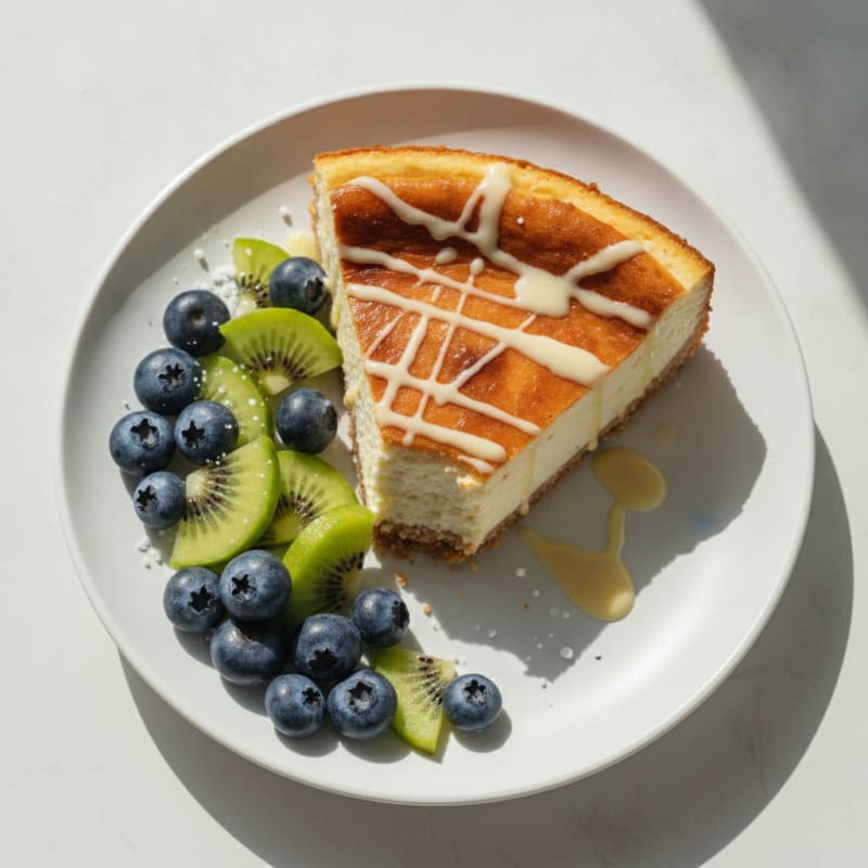 Creamy Greek Yogurt Protein Cheesecake