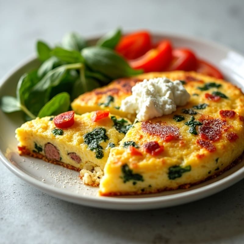 Fluffy Baked Egg and Vegetable Frittata