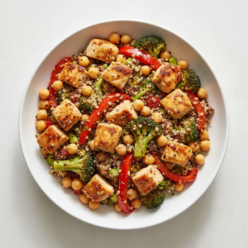 Quinoa Power Bowl with Roasted Vegetables