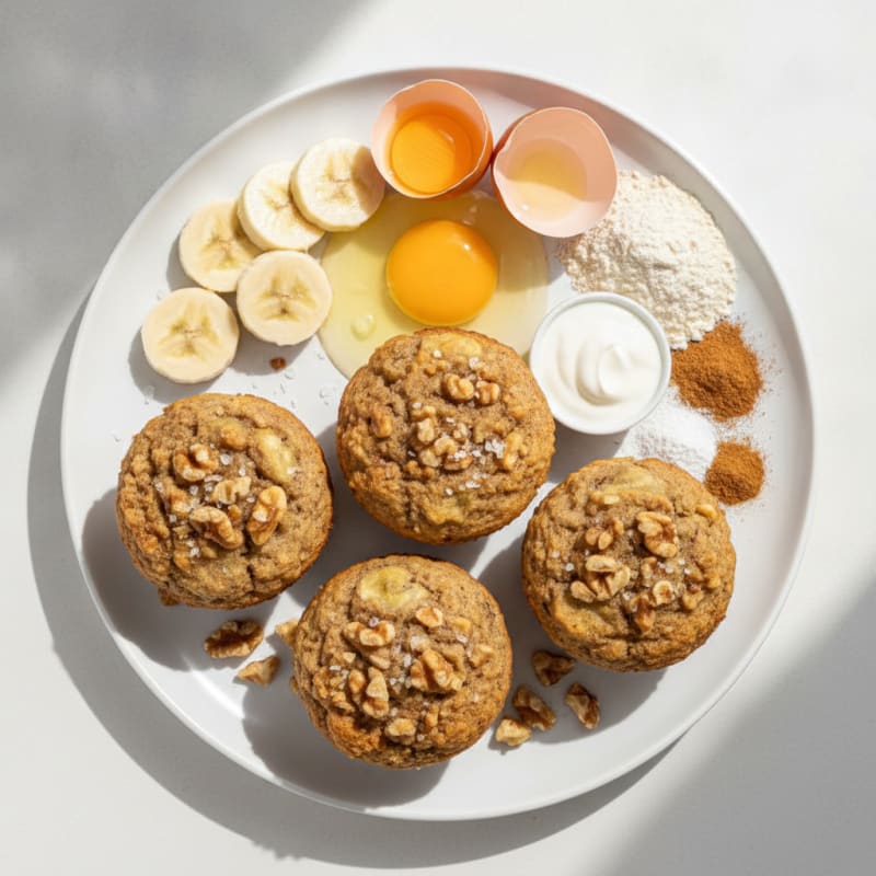 Protein-Packed Banana Nut Muffins