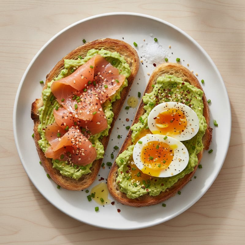 Sourdough Avocado Toast with Everything Bagel Seasoning