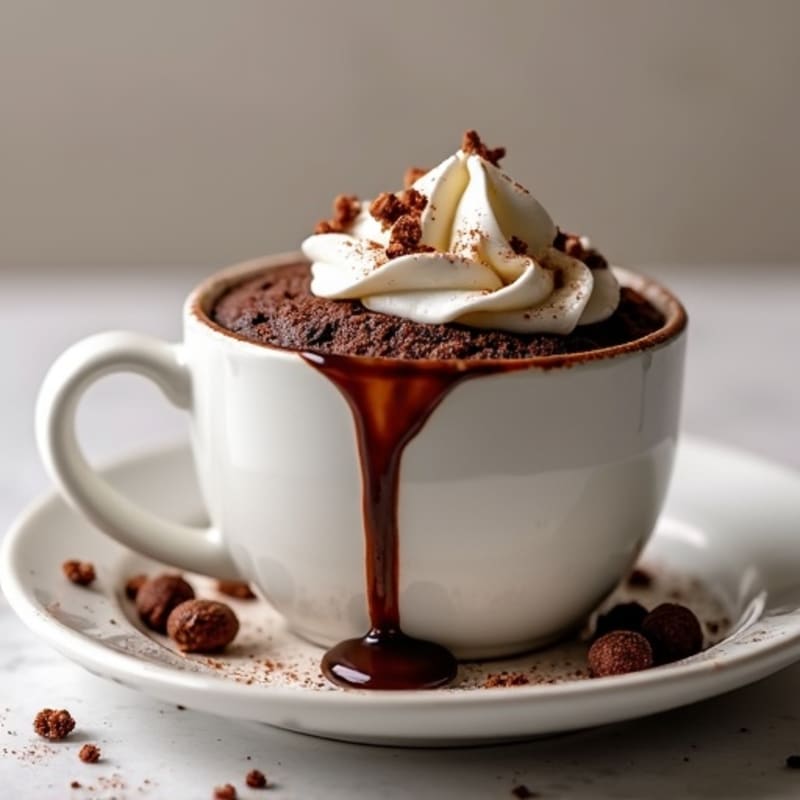High-Protein Chocolate Fudge Mug Cake