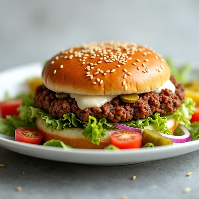 Protein-Packed Lean Ground Beef Big Mac Salad