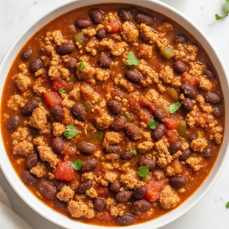 Turkey and Black Bean Chili