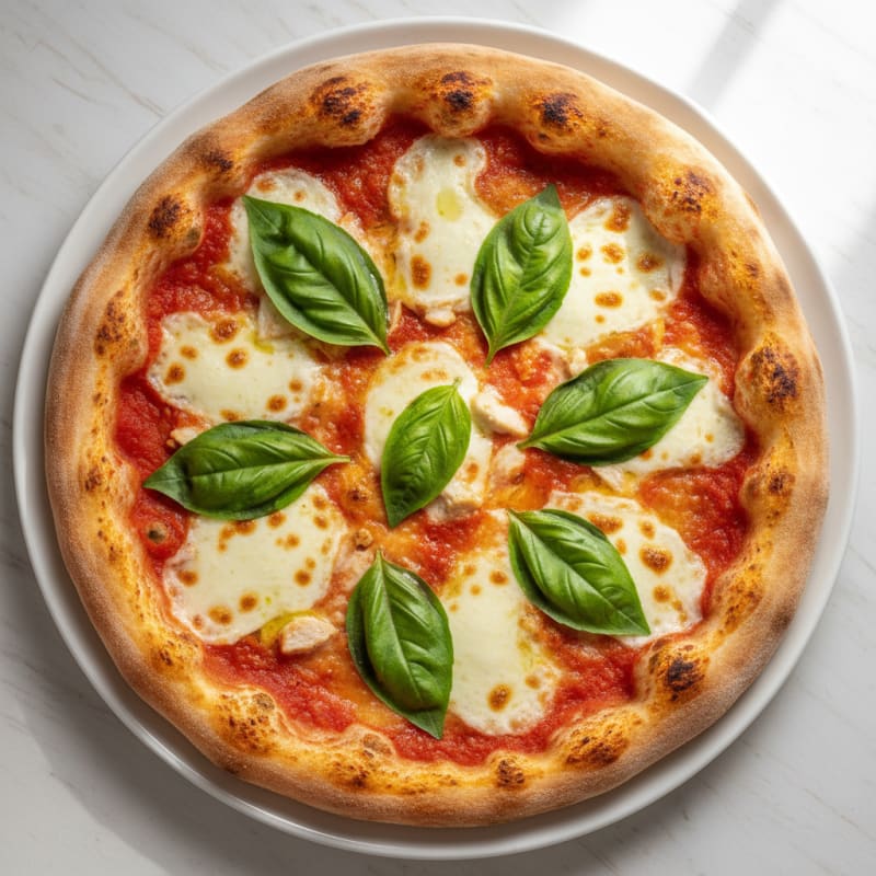 Classic Margherita Pizza with Fresh Basil