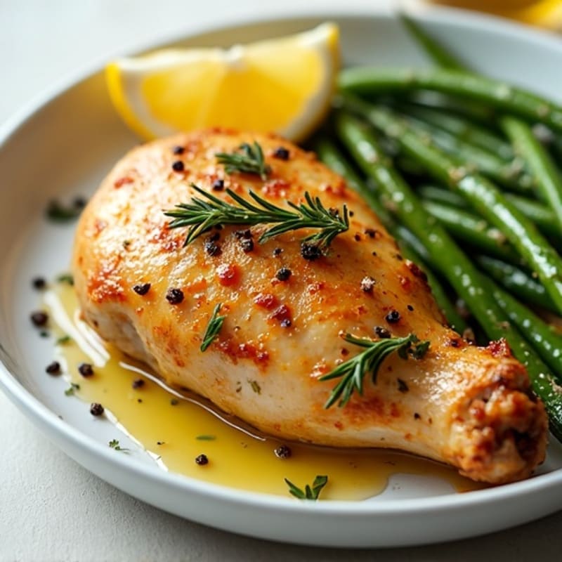 Herb-Roasted Chicken with Garlic and Lemon