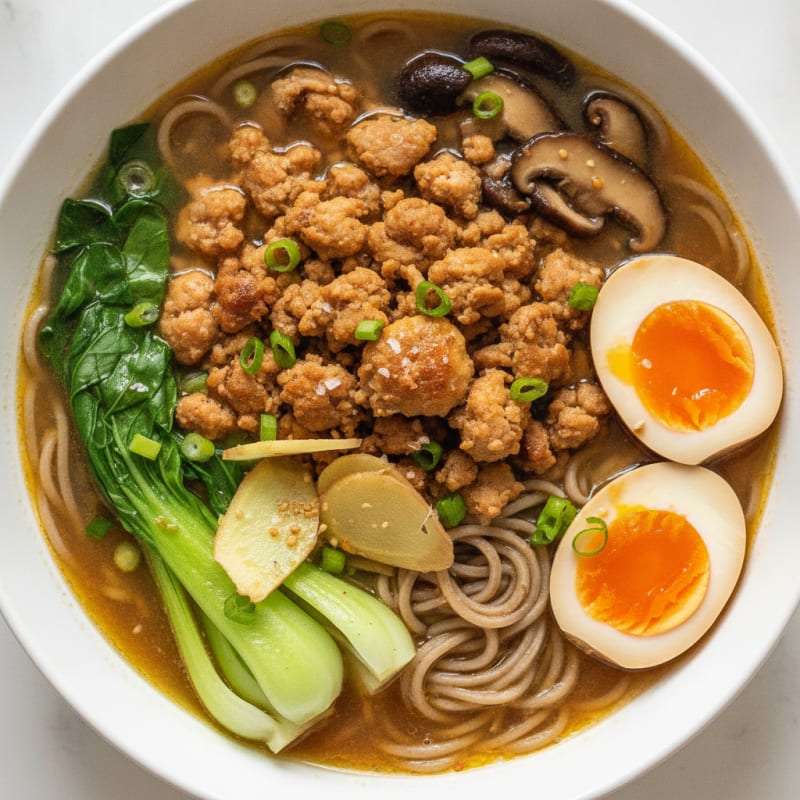 Savory Pork Ramen Bowl