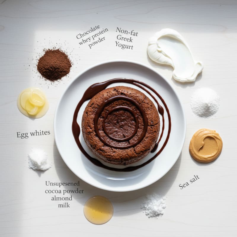 Creamy Chocolate Protein Mug Cake