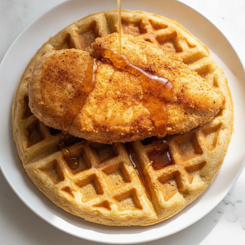 Golden Chicken & Waffles