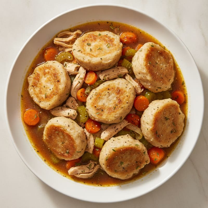 Homestyle Chicken and Herb Dumplings