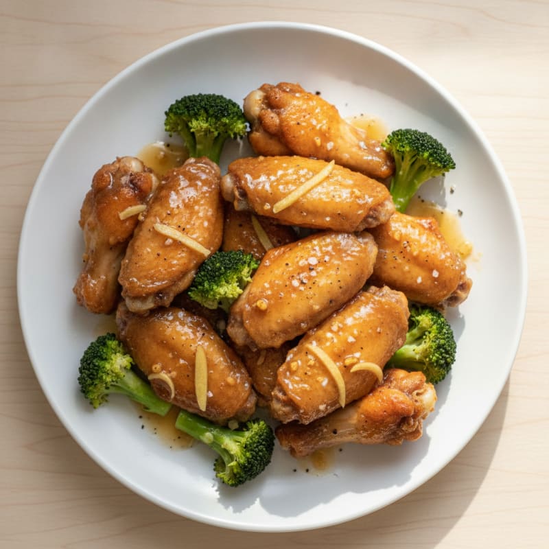 Honey-Garlic Glazed Chicken Wings