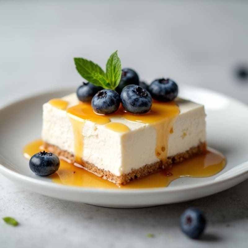 Creamy Greek Yogurt Protein Cheesecake