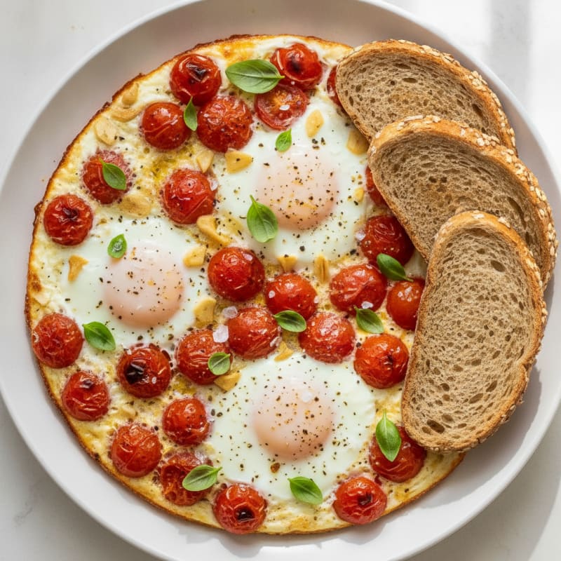 Baked Eggs with Roasted Tomatoes