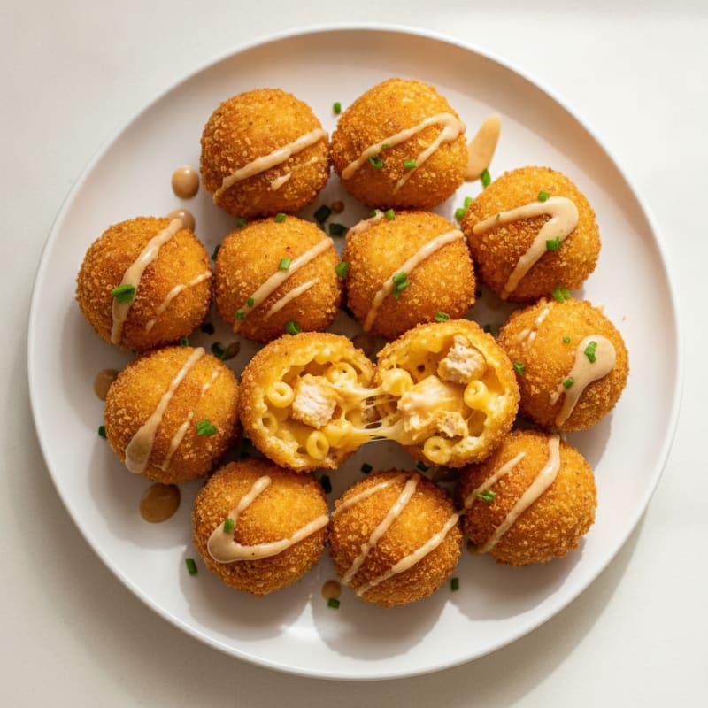 Deep-Fried Mac & Cheese Balls