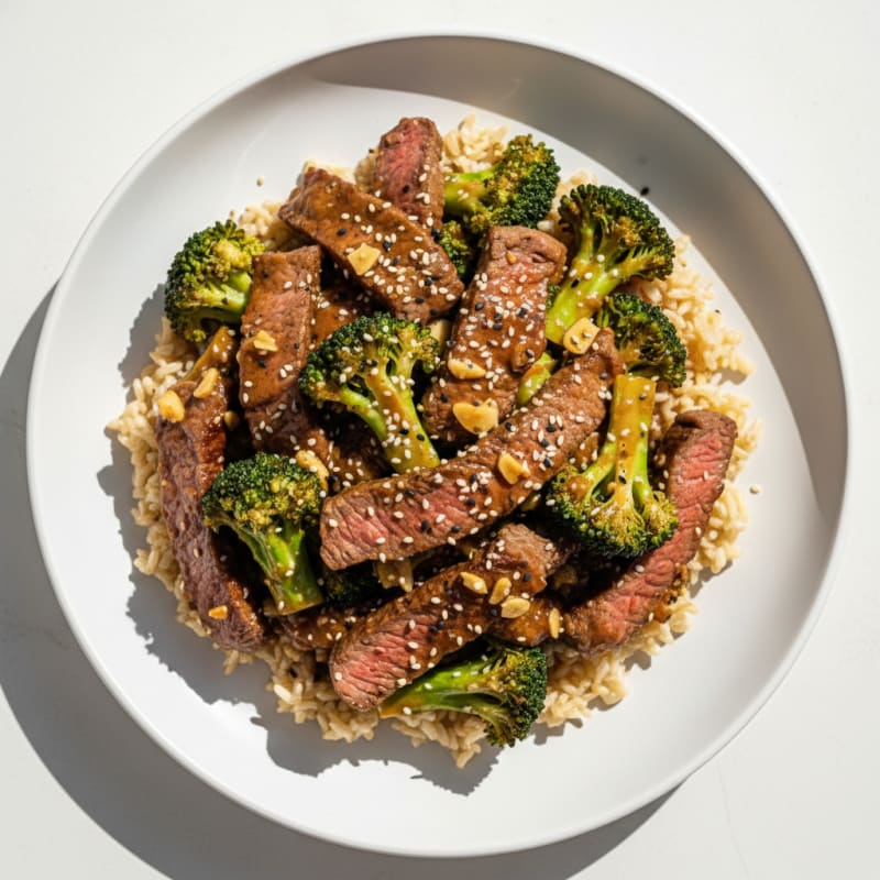 Sesame Beef and Broccoli Stir-Fry