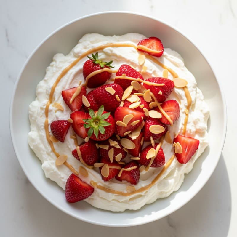 Silky Greek Yogurt Protein Mousse with Fresh Berries