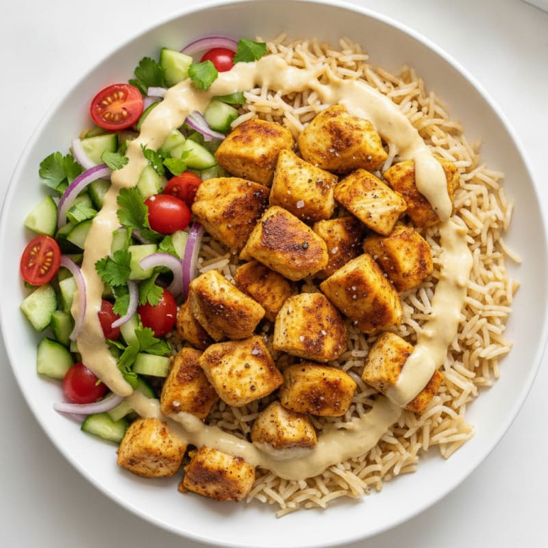 Chicken Shawarma Rice Bowl
