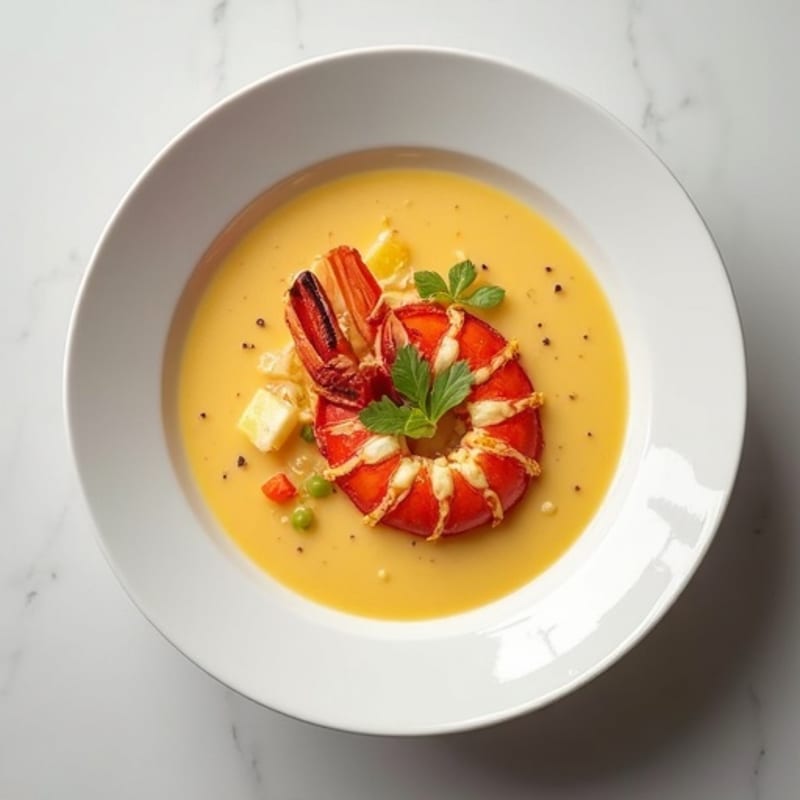 Healthy Buttery Lobster Bisque