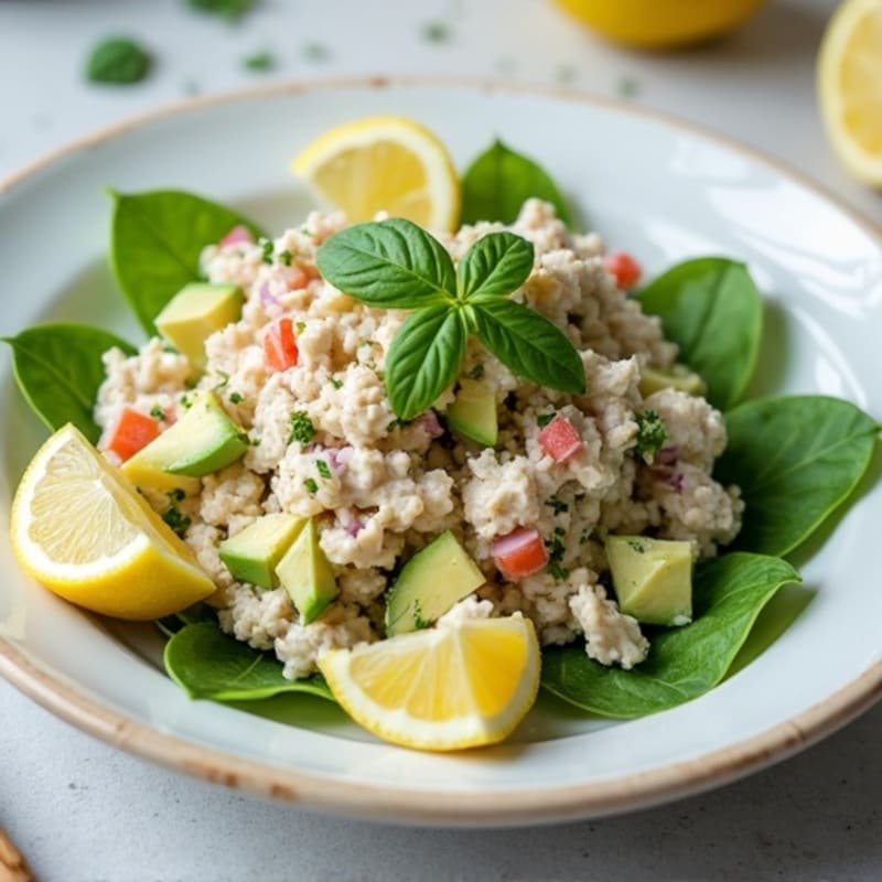 Creamy Lemon Herb Tuna Salad
