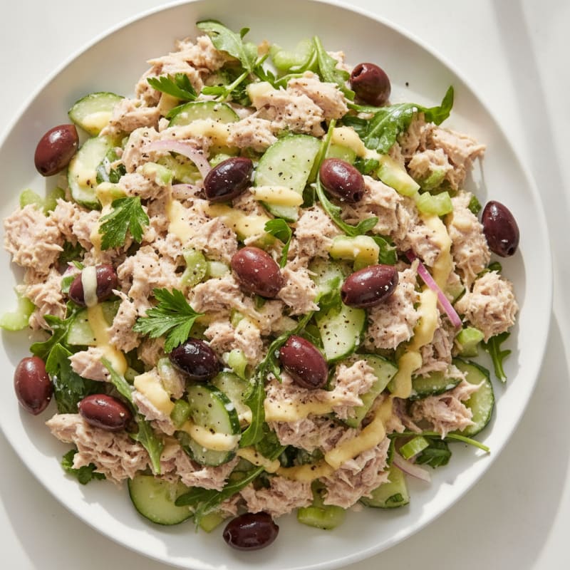 Mediterranean Tuna Salad with Olives