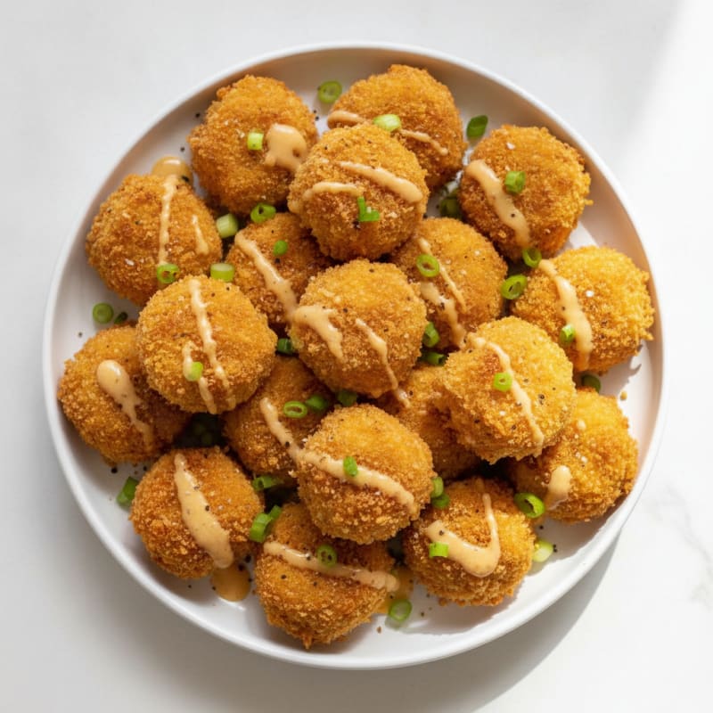 Golden Macaroni and Cheese Bites
