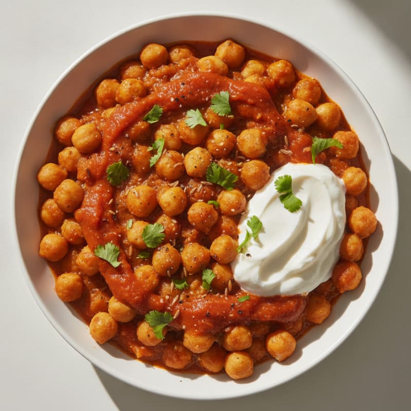Hearty Chickpea and Tomato Curry