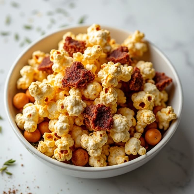 Savory Herb-Dusted Air-Popped Popcorn