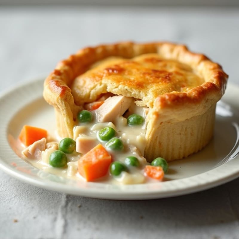 Healthy Creamy Chicken Pot Pie