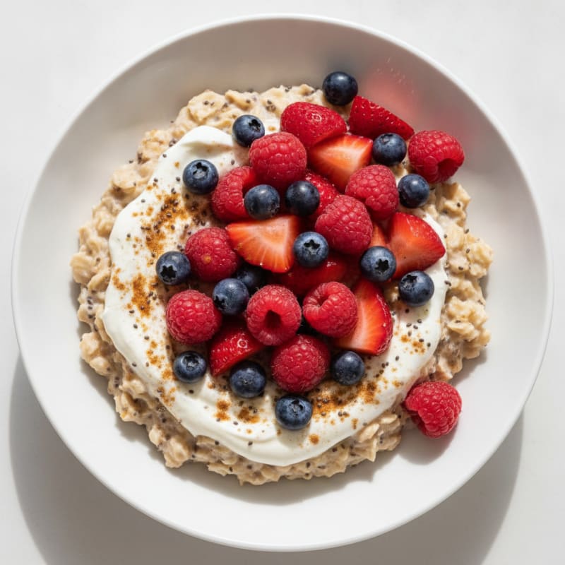 Classic Overnight Oats with Berries