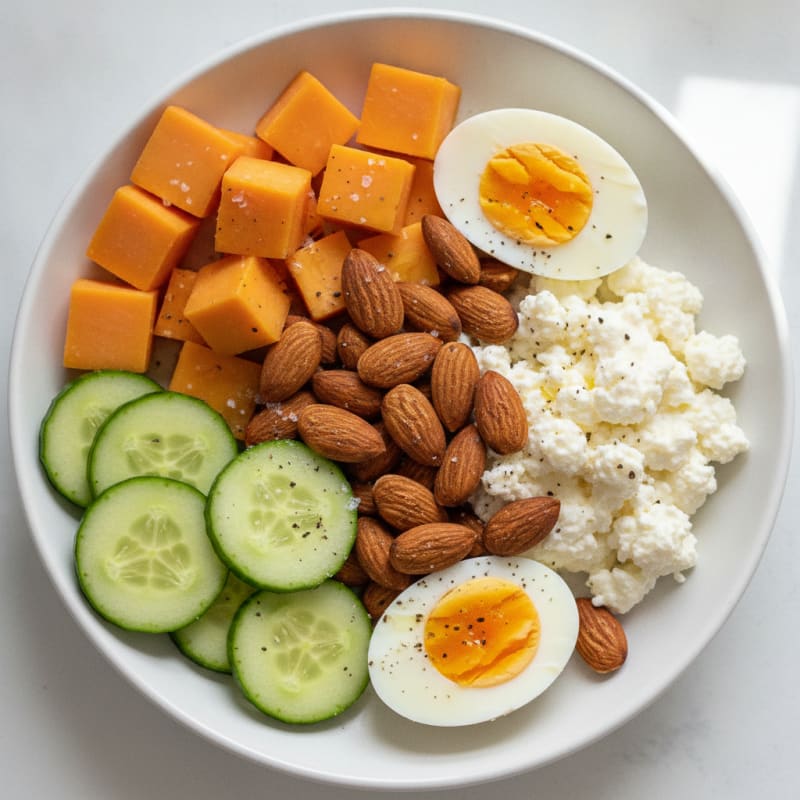 Assorted Nuts and Cheese Platter