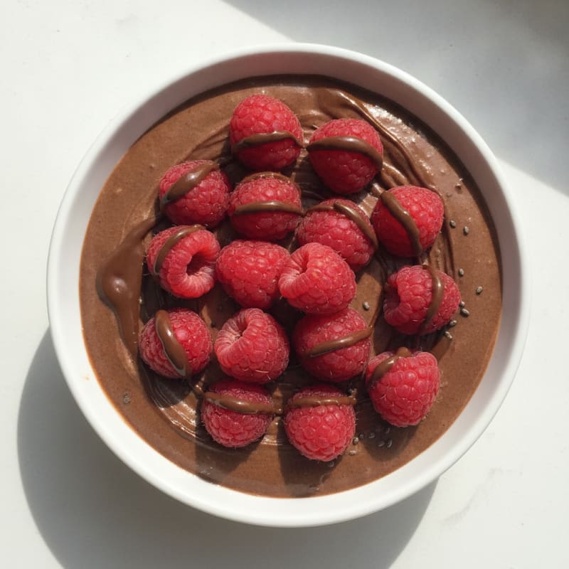 Silky Chocolate Protein Pudding with Greek Yogurt