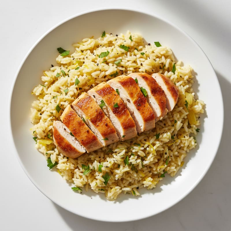 Zesty Lemon Herb Rice Pilaf