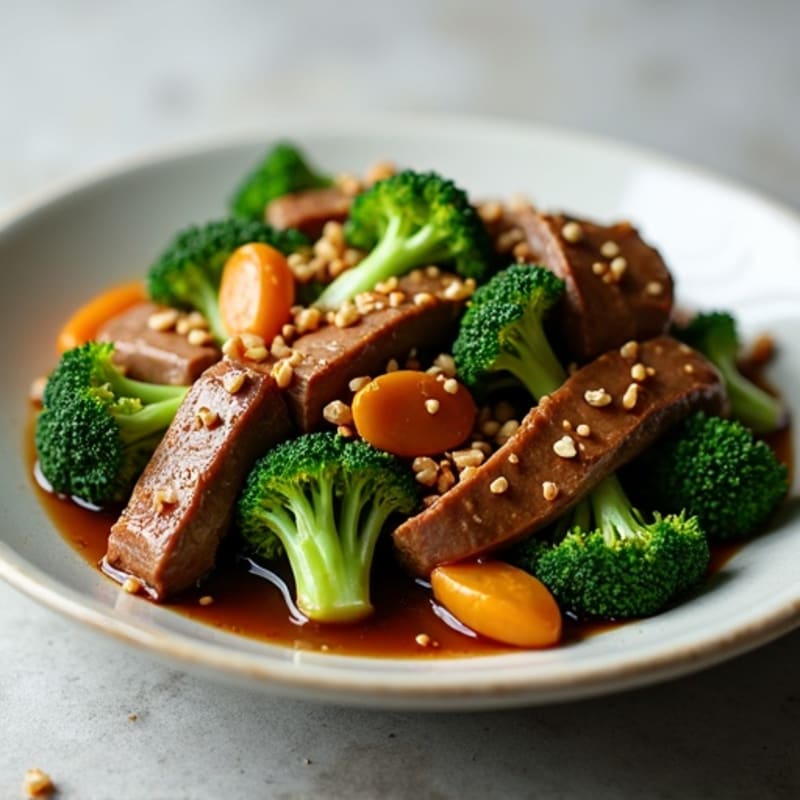 Garlic Ginger Beef and Broccoli Stir-Fry