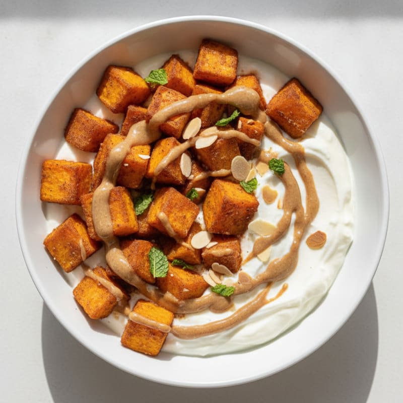 Sweet Potato Greek Yogurt Breakfast Bowl
