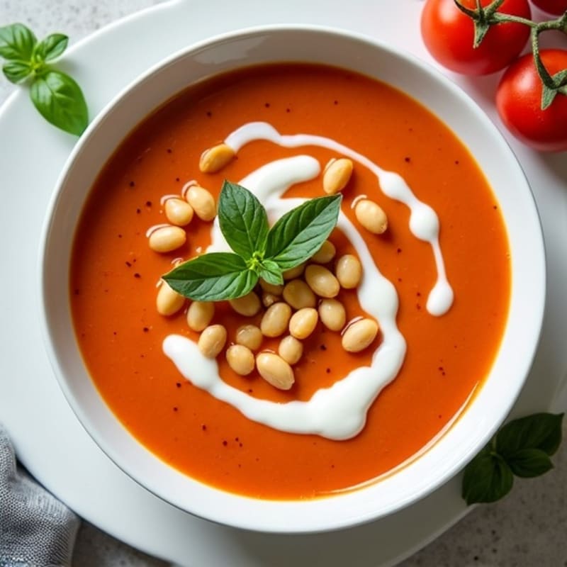 Creamy Roasted Tomato Basil Soup