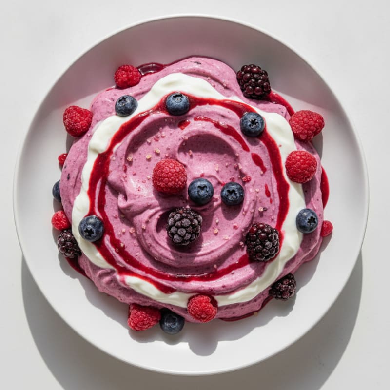 High-Protein Sweet Berry Sorbet