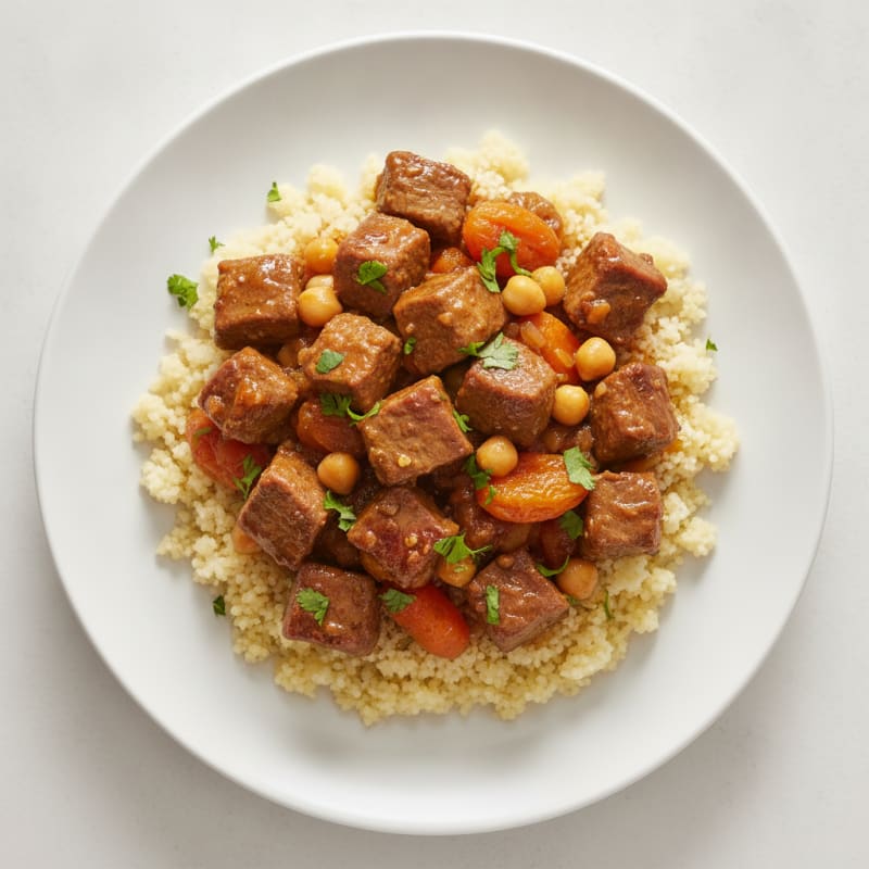 Moroccan Lamb Tagine with Couscous