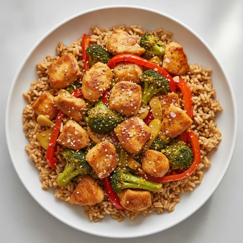 Ginger-Garlic Chicken Stir-Fry