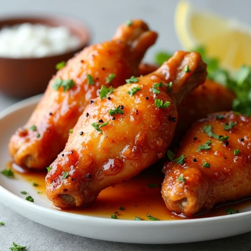 Crispy Honey Glazed Chicken Wings