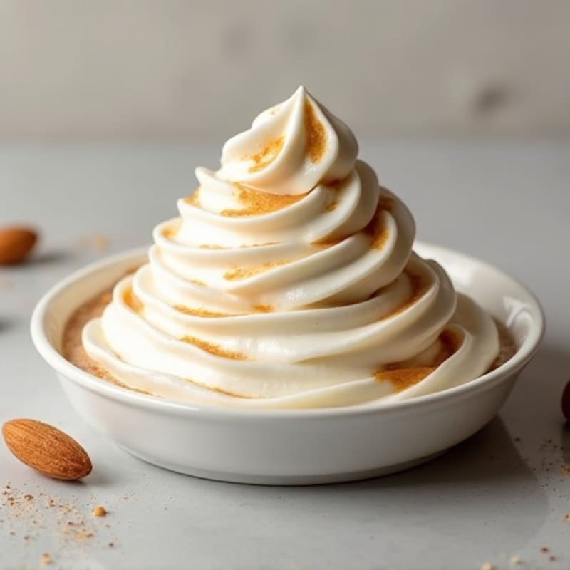 Creamy Greek Yogurt Protein Mousse with Almond Butter Swirl