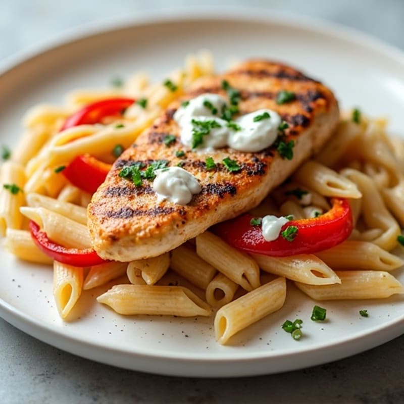 Creamy Cajun Chicken Pasta with Bell Peppers